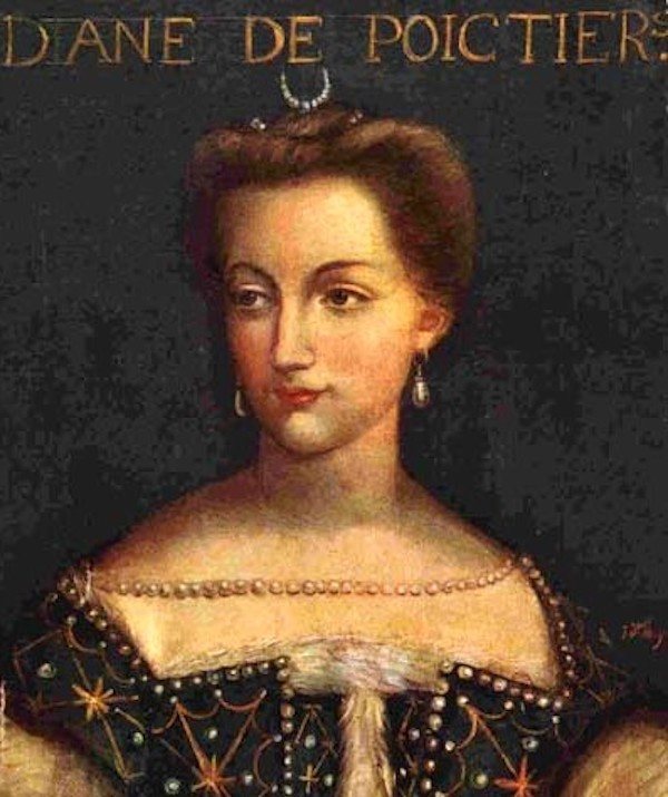 A portrait of Diane de Poitiers, who likely died from the effects of drinking gold. PUBLIC DOMAIN