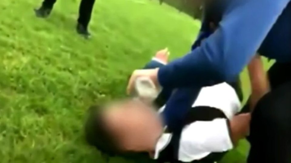 Video shows "assault" on boy at Huddersfield school