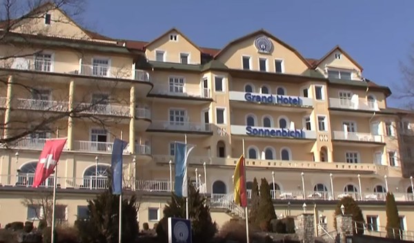 German officials allowed the king to convert the hotel into a personal residence despite quarantine rules (Picture- Newsflash)